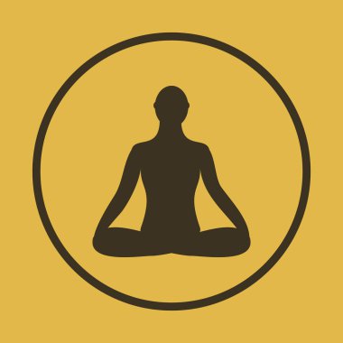 Meditasyon kutsal kişilerin resmi. insan lotus poz meditasyon.