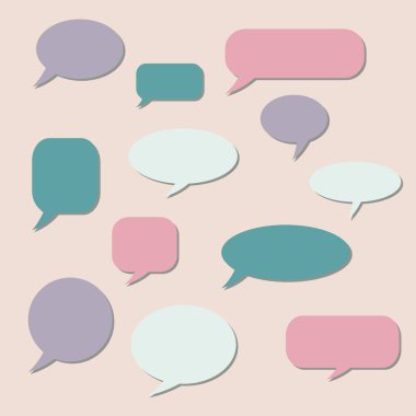 Düşünce çerçeve. Konuşma balonu. Rüya bulutu. Konuşma balonu. B alıntı