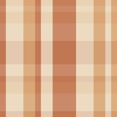 Geleneksel ekose kahverengi ve bej hücrelerdeki. Tartan sorunsuz vect