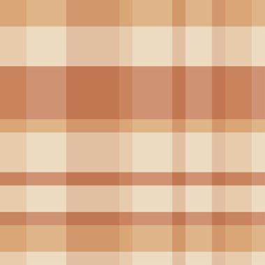 Geleneksel ekose kahverengi ve bej hücrelerdeki. Tartan sorunsuz vect
