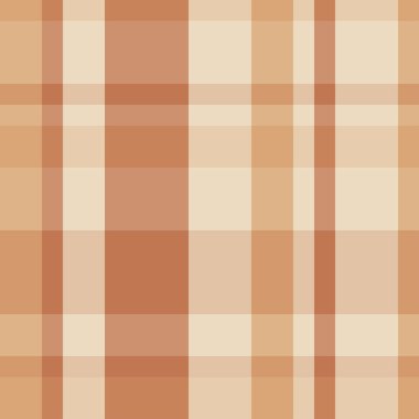 Geleneksel ekose kahverengi ve bej hücrelerdeki. Tartan sorunsuz vect