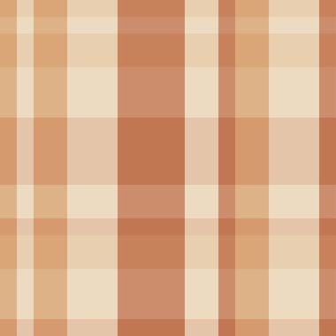 Geleneksel ekose kahverengi ve bej hücrelerdeki. Tartan sorunsuz vect