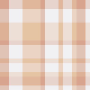 Geleneksel ekose kahverengi ve bej hücrelerdeki. Tartan sorunsuz vect