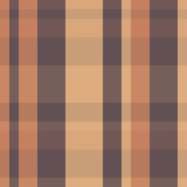 棕色和米色的单元格中的传统格子。格子无缝 vect — 图库矢量图片