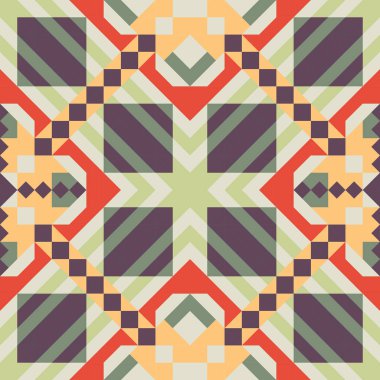 Mozaik seamless modeli. vektör çizim.