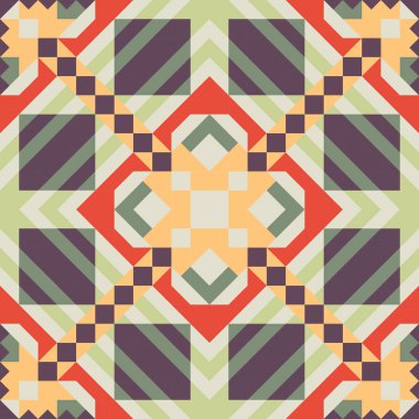Mozaik seamless modeli. vektör çizim.