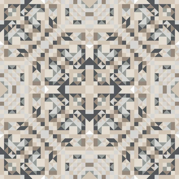 Mosaic seamless pattern. Vector illustration. — Stock Vector