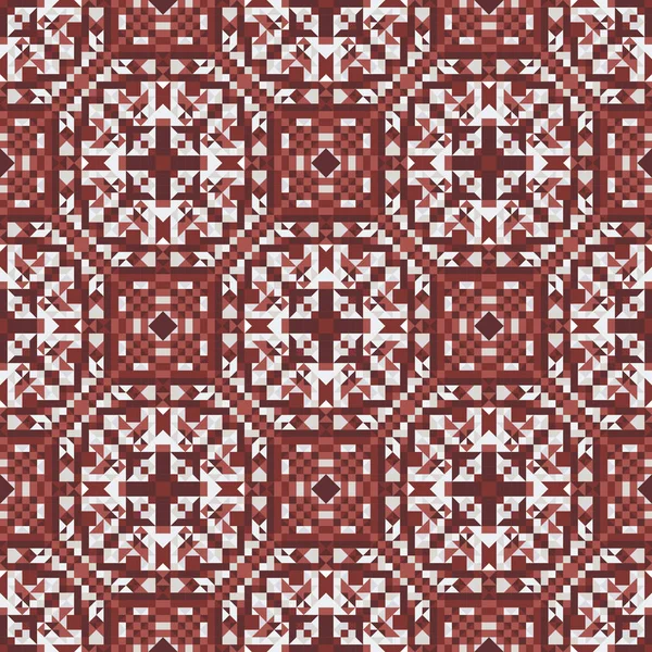 Mosaic seamless pattern. Vector illustration. — Stock Vector