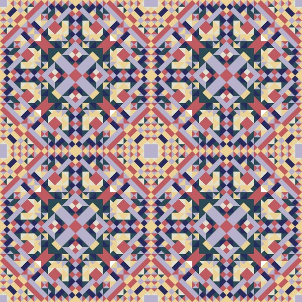 Mozaik seamless modeli. Renkli vektör çizim. Soyut 