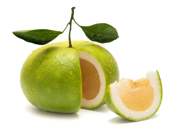 Oroblanco Sweetie Citrus Grandis无籽杂交水果 — 图库照片