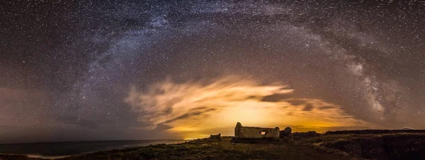 the nights of stars without clouds in summer offer the opportunity to make panoramic views of the Milky Way