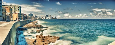 havana şehir ve Malecón görünümünü 