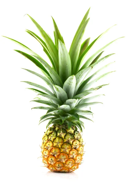 Beyaz üzerine izole edilmiş ananas