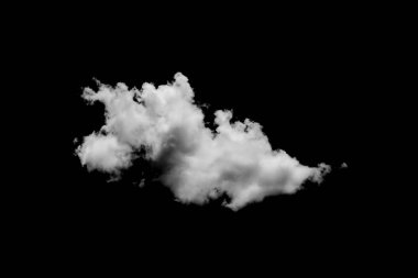 Siyah arkaplanda beyaz bulutlar