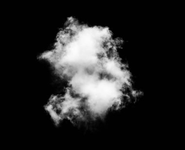 Siyah arkaplanda beyaz bulutlar