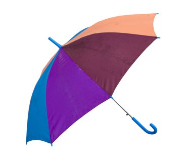 Beyaz arkaplanda şemsiye izole