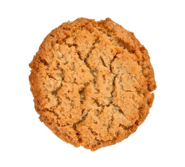 Galletas de avena aisladas sobre fondo blanco — Foto de Stock