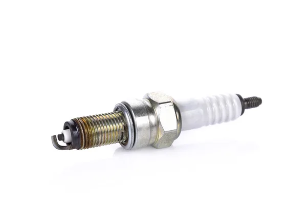 Spark-plug no fundo branco — Fotografia de Stock