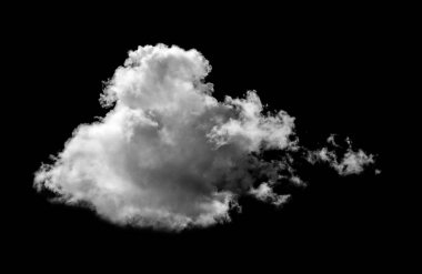 Siyah arkaplanda beyaz bulutlar