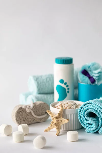 Spa Accessories - Sea Salt, Brush, Powder, Effervescent Bath