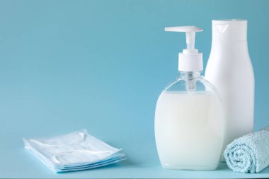 Coronavirus Coronavirus Prevention: El hijyenine karşı korumak için el dezenfektanı jeli.