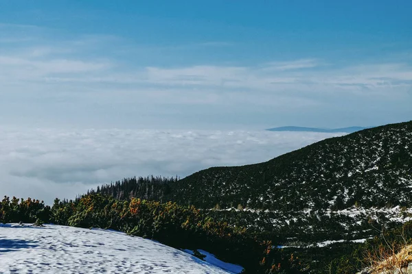 Montanhas Céu Vista Viagem Eslováquia — Fotografia de Stock