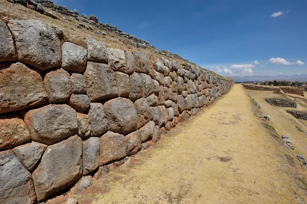 Mur inca dans le village Chinchero, Pérou — Photo