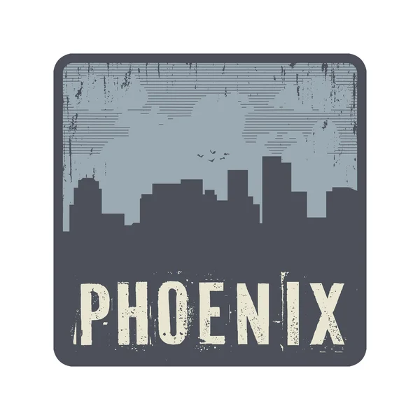 Grunge vintage stämpel med texten Phoenix — Stock vektor
