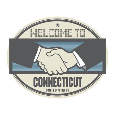 El sıkışma ile iş kavramı ve metin Connecti için hoş geldiniz