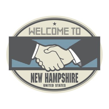 El sıkışma ile iş kavramı ve metin için yeni Hamp hoş geldiniz