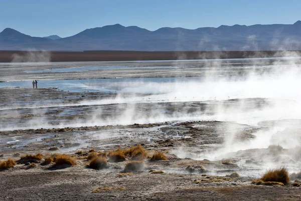 사막과 Altiplano에 산악 풍경 — 스톡 사진