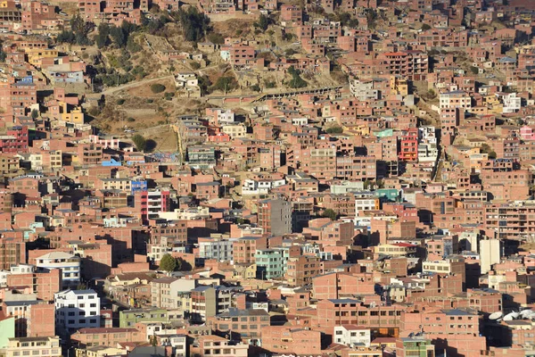 Utsikt över La Paz, Bolivia — Stockfoto