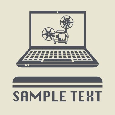 Laptop ya da defter bilgisayar ile sinema