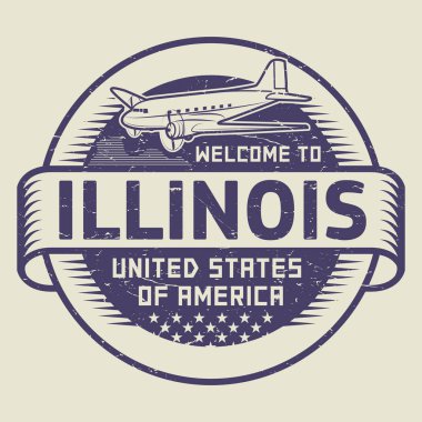 Damga hoş geldiniz Illinois, Amerika Birleşik Devletleri