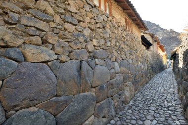 Ollantaytambo taş duvar