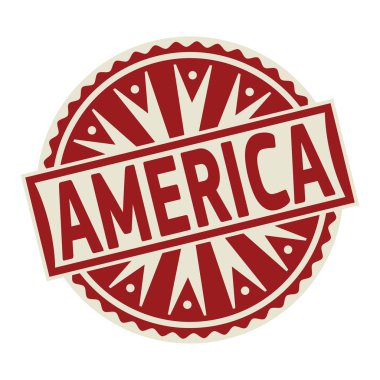 Amerika metinle damgası, etiket veya etiket iş kavramı