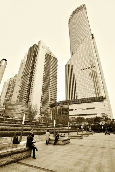 Rascacielos del distrito de Pudong —  Fotos de Stock
