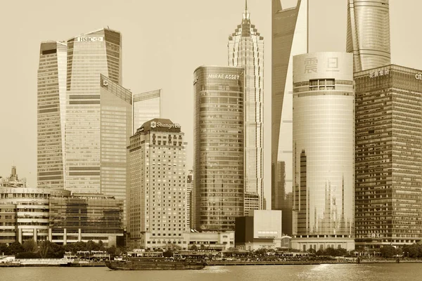 Pudong district view — Stock Photo, Image
