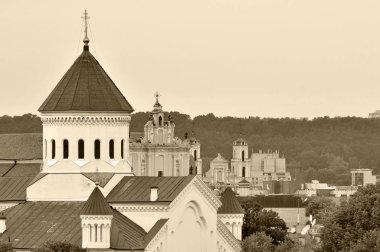Vilnius eski şehir panoraması