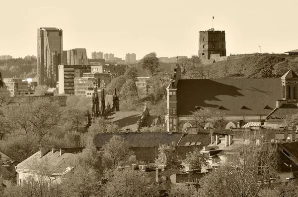 Vilna, Torre de Gediminas, símbolo de Vilna —  Fotos de Stock