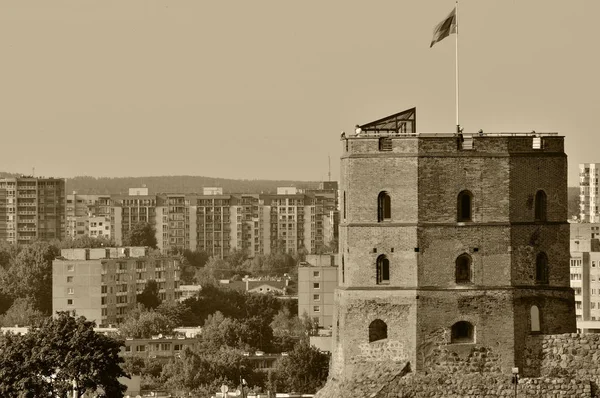 Vilna, Torre de Gediminas, símbolo de Vilna —  Fotos de Stock