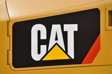 Caterpillar ağır ekipman araç ve logosu