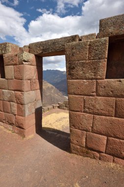 Inca yapıları Pisac kentsel sektöründe