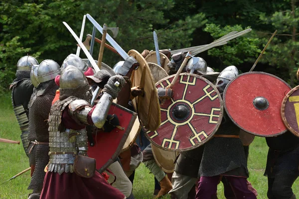 Middeleeuwse gevechten Festival — Stockfoto