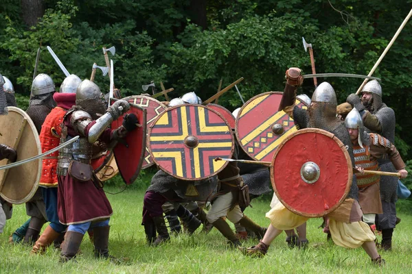 Medieval fights Festival — Stock Photo, Image