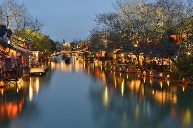 Wuzhen gece sahne