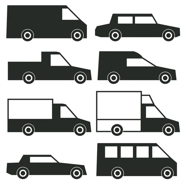Transport de marchandises par route . — Image vectorielle