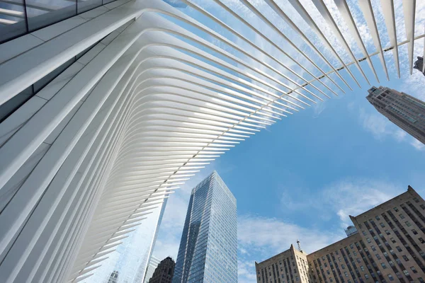 Exterior do Centro de Transporte WTC — Fotografia de Stock