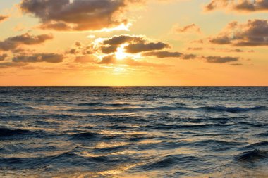 güzel gün batımı manzarası