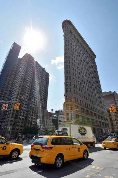 Edifício Flatiron na cidade de Nova York — Fotografia de Stock